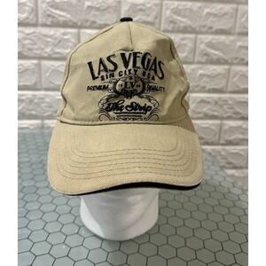 LAS VEGAS SIN CITY USA THE‎ STRIP MENS HAT DAD BASEBALL CAP BEIGE ONE SIZE